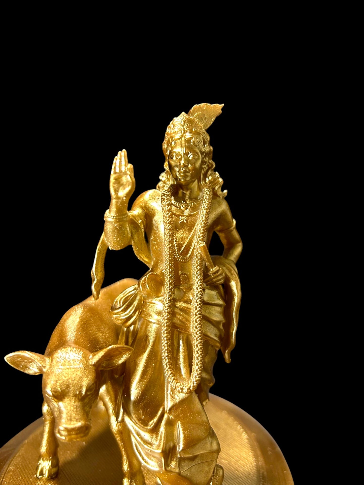 Lord Krishna with Cow