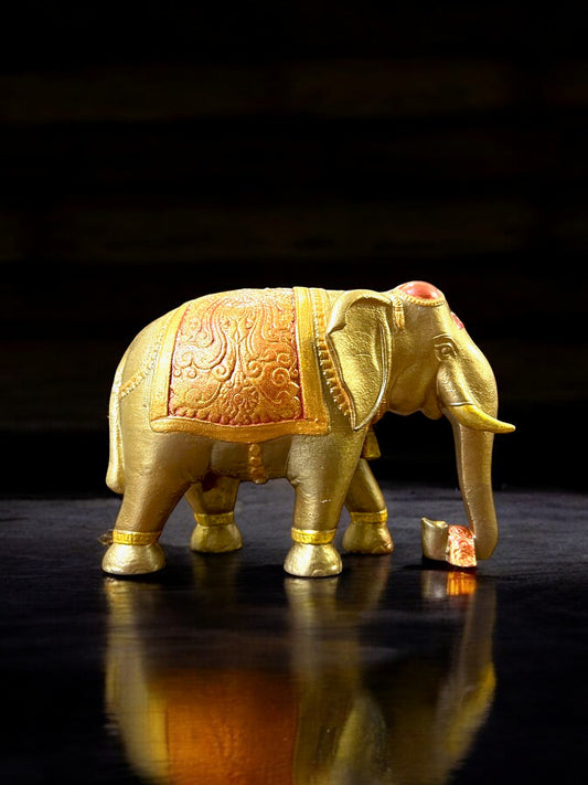 Majestic Indian Elephant Figurine