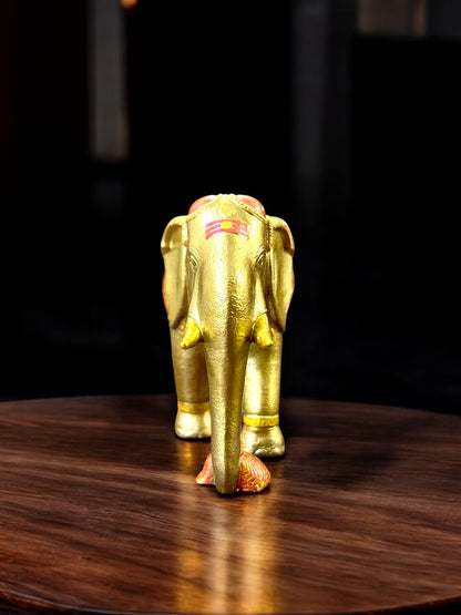 Majestic Indian Elephant Figurine