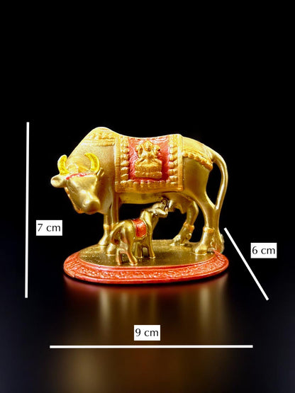 Divine Kamadhenu Cow & Calf Idol