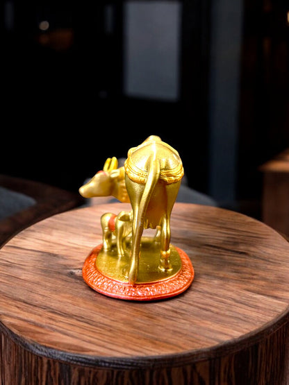 Divine Kamadhenu Cow & Calf Idol