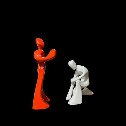 The Proposal” – Romantic Couple Resin Figurine Set