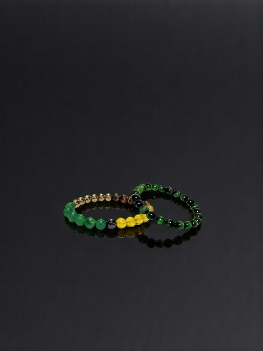Money & Concentration Bracelet – Gemstone Energy Bracelet for Wealth and Focus