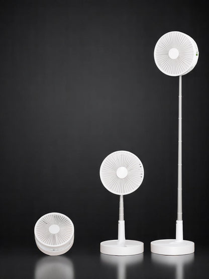 Adjustable Height Telescopic Rechargeable Standing Fan