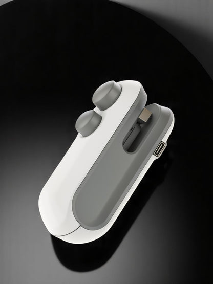 Portable Mini Sealing Machine 2 in 1 USB Rechargeable Magnetic Bag Sealer Heat Seal with Cutter