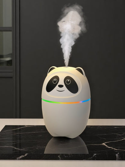 Mini Cute Panda Cool Mist Humidifier for Room Moisture & Air Freshening – USB Powered