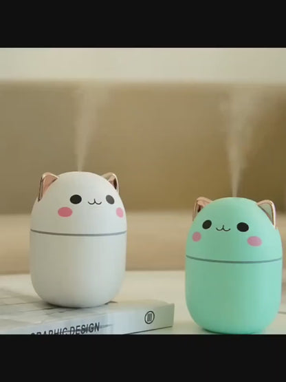 Mini Cute Panda Cool Mist Humidifier for Room Moisture & Air Freshening – USB Powered