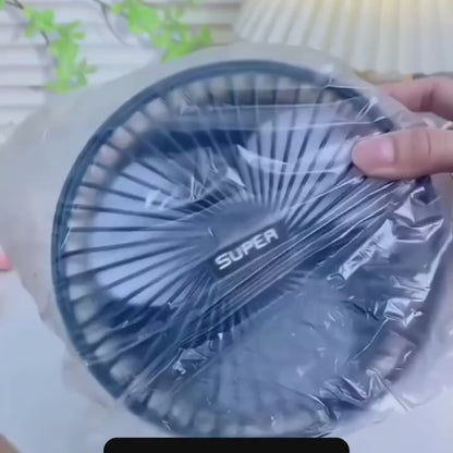 Adjustable Height Telescopic Rechargeable Standing Fan