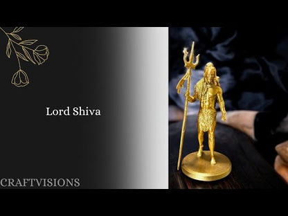 Divine Lord Shiva Idol with Trishul