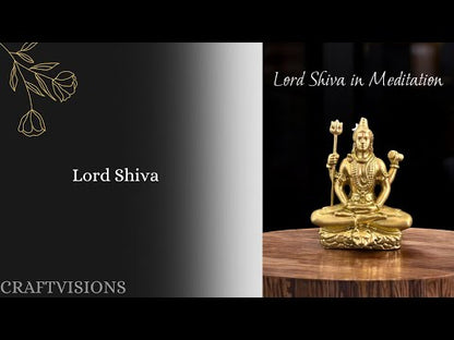 Meditating Lord Shiva Idol