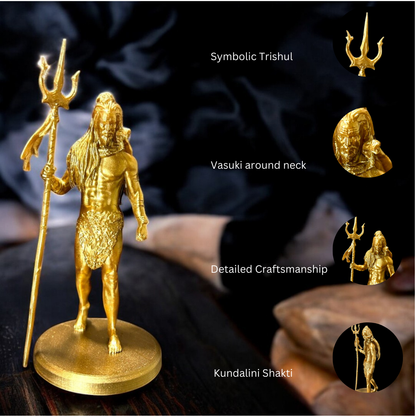 Divine Lord Shiva Idol with Trishul